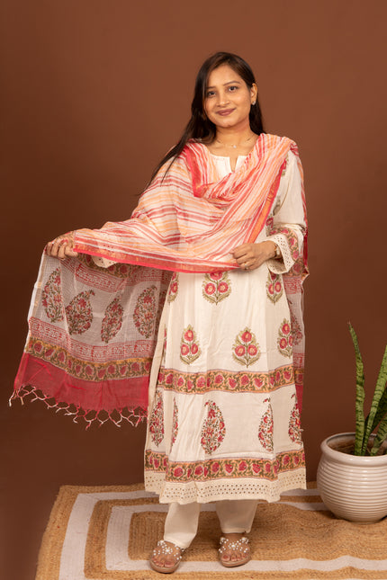 Jaipuri Grace Suit Set
