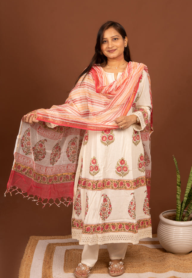Jaipuri Grace Suit Set
