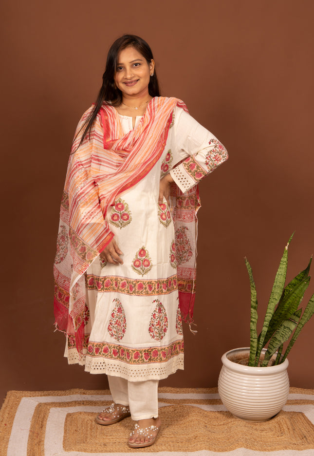 Jaipuri Grace Suit Set
