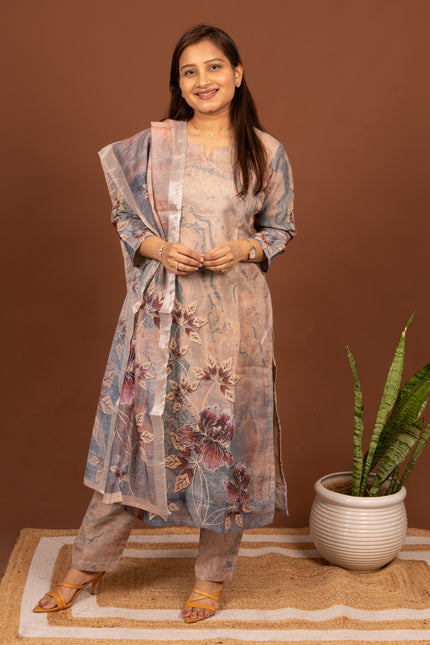 Earthy Linen Suit Set