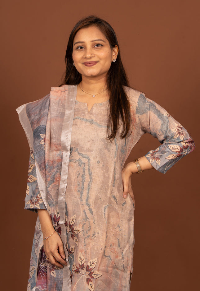 Earthy Linen Suit Set