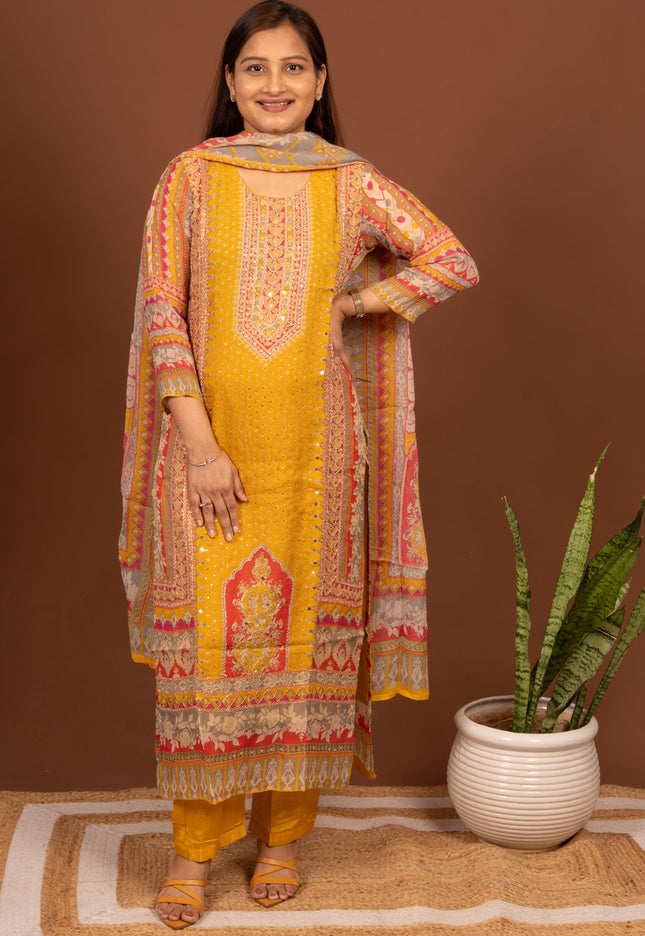 Mustard Glow suit set