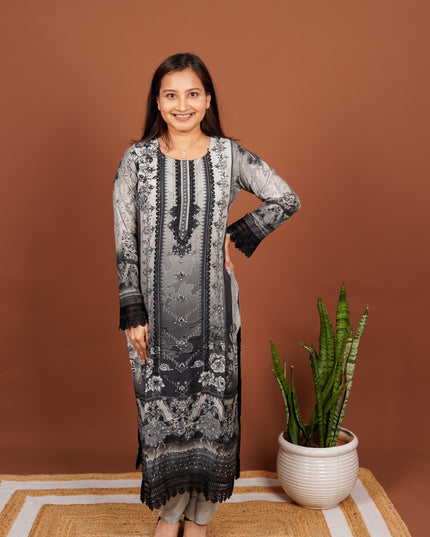 Heeramandi Grey Kurta Pant