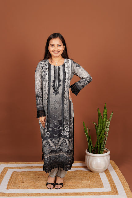 Heeramandi Grey Kurta Pant