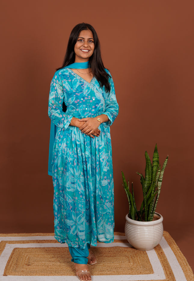 Ocean Blue Alia 3 Piece Suit