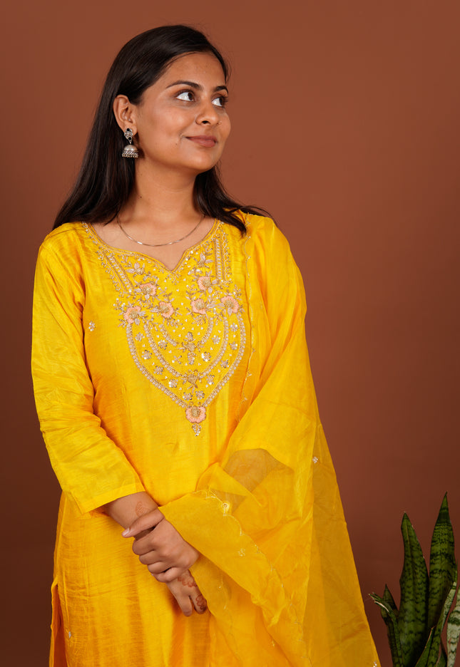 Mustard Charm 3 Piece Suit