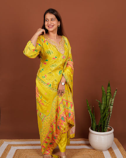 The Lotus Gota Sitara 3 Piece Suit