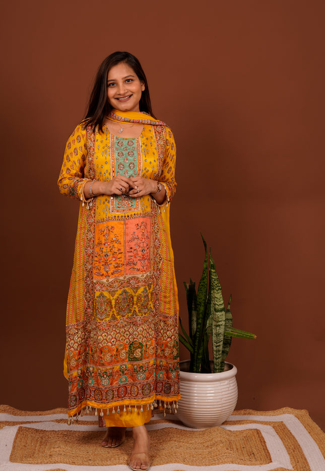 Sabya Yellow Suit Set