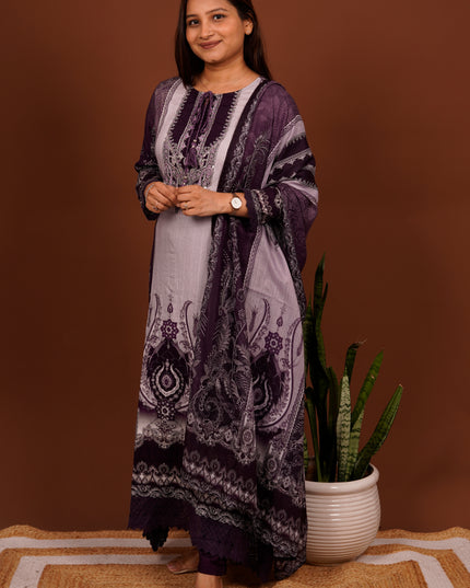 Karachi Violet Suit Set