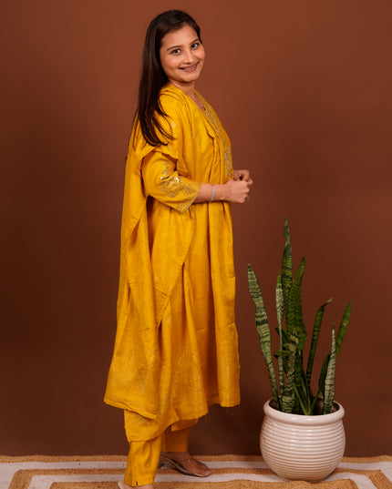 Yellow Vintage Suit Set