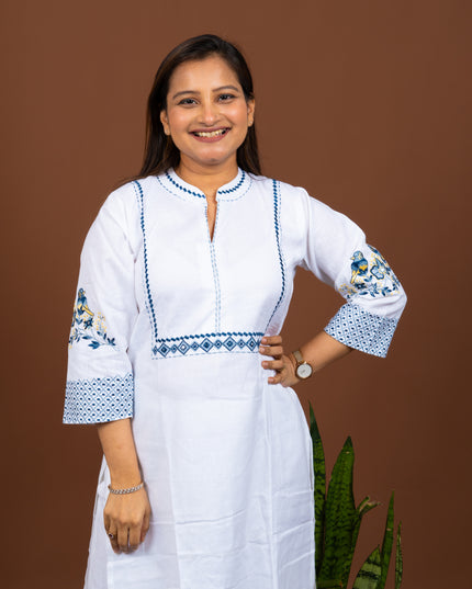 Azure Whisper Kurta Pant Set