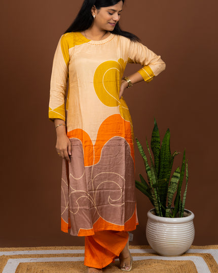 Marigold Kurta Pant Set