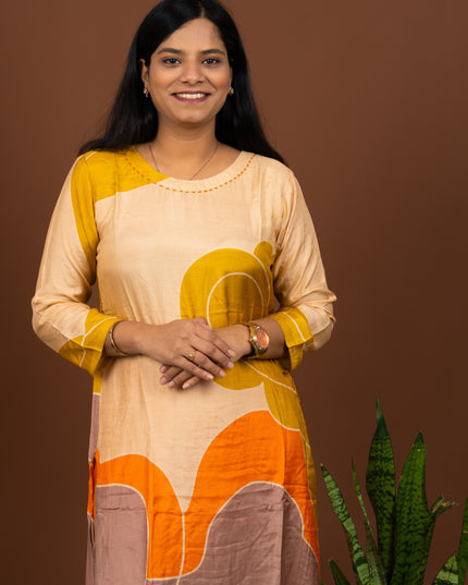 Marigold Kurta Pant Set