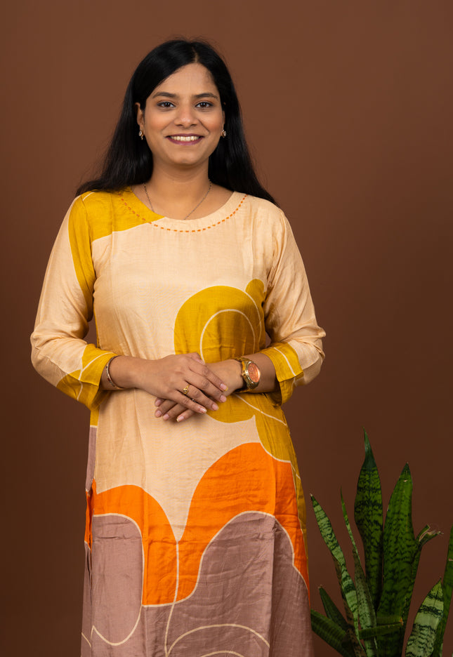 Marigold Kurta Pant Set