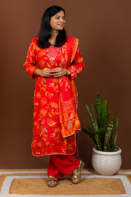 The Pink Lotus Sitara Suit Set