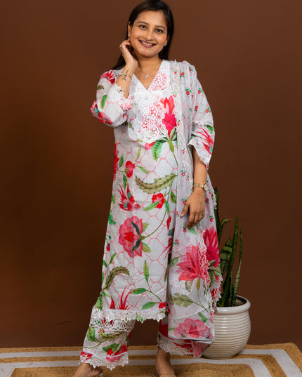 Faiza Cotton Suit Set